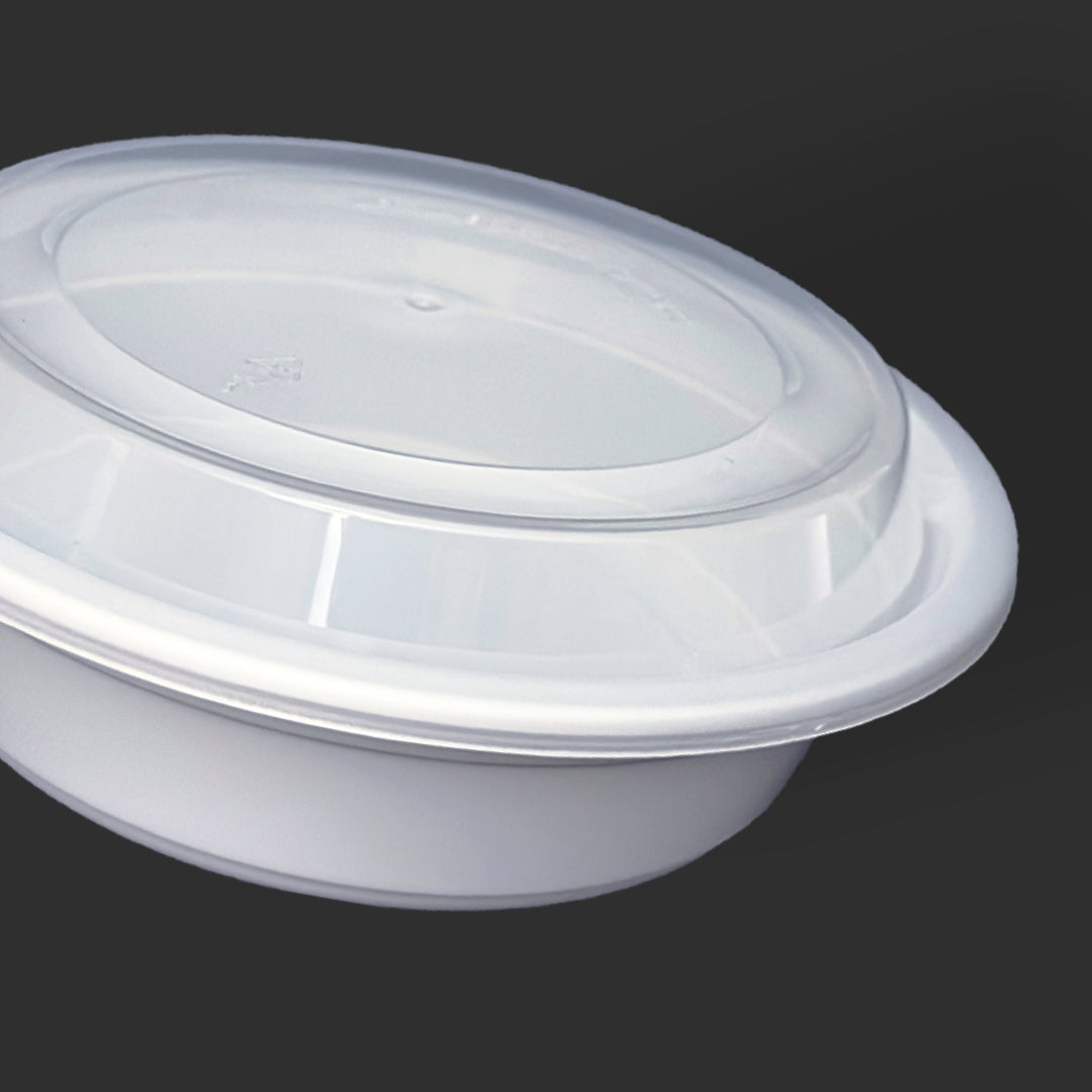16oz Round Container & LID | 150 Pcs