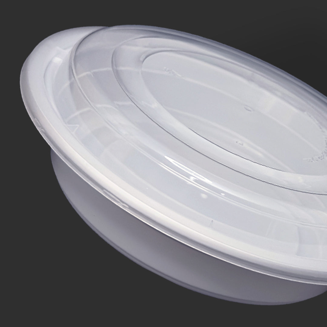 24oz Round container & LID | 150 Pcs