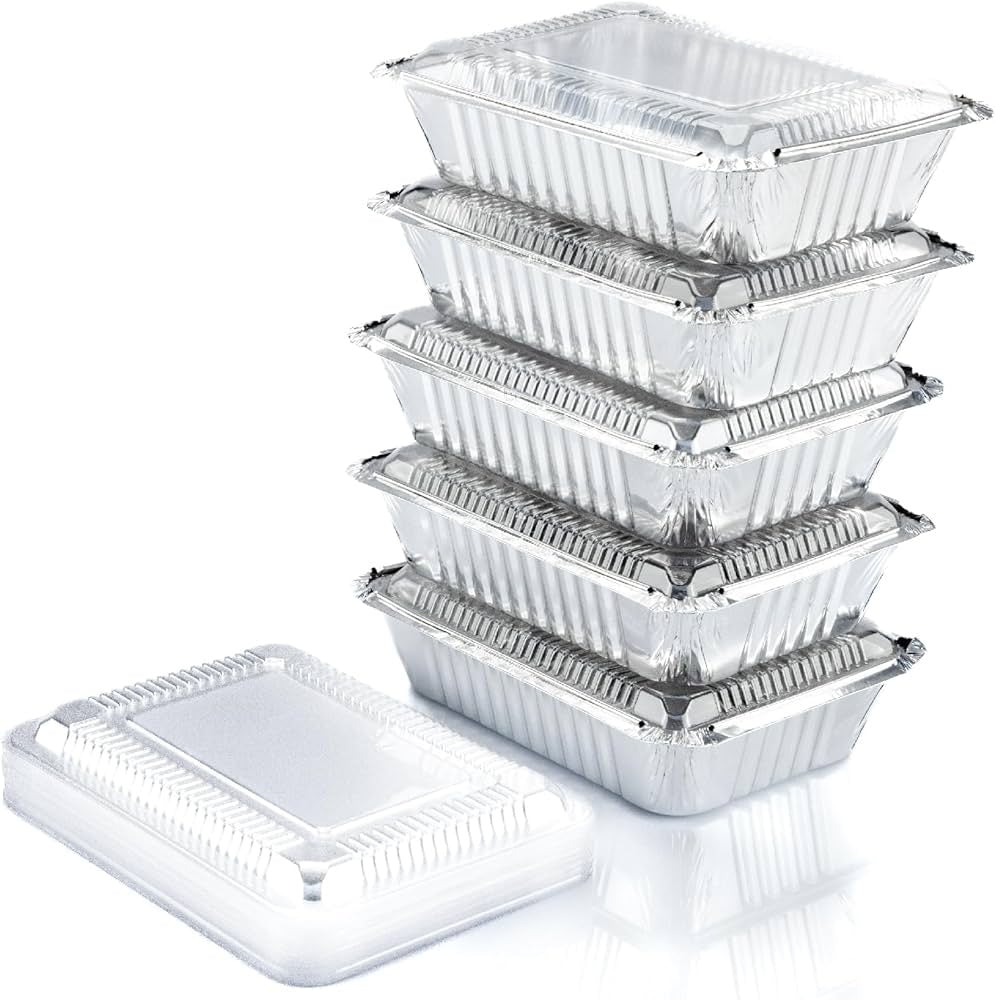 2.25 LB | PET Dome LID | Rectangle | 500 Pcs