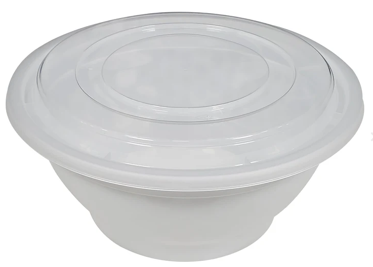 Bol à nouilles rond avec couvercle de 1 137 g | 150 pièces