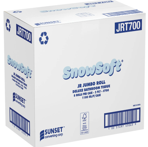 JR. JUMBO Toilet Roll | 2 PLY | 8 Roll
