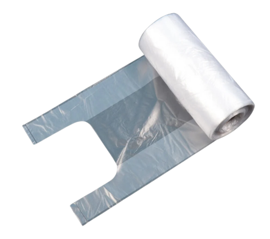 POLY T-Shirt Shopping Bags | 13" x 19" | 8 Rolls