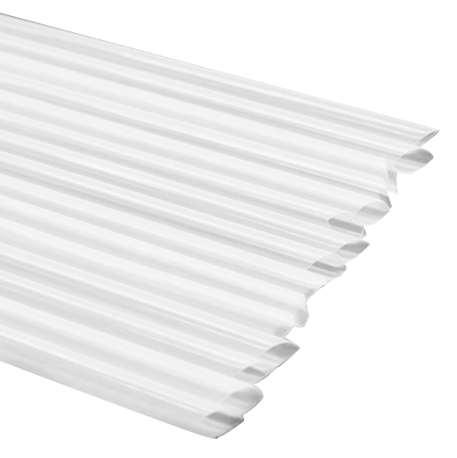 Plastic Bubble Tea Straw | 9" x 05" | Wrapped | Clear | 2500 Pcs