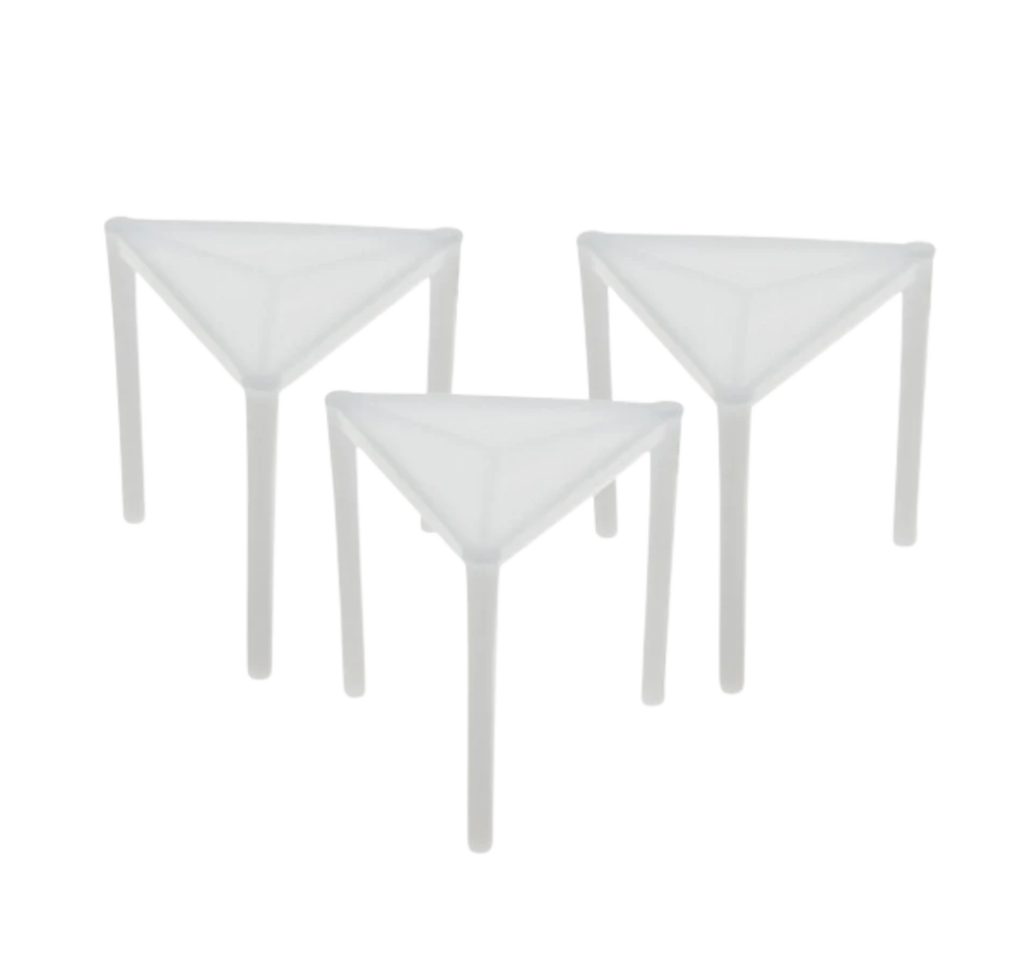 Plastic Pizza Box Support | White | 1000pcs