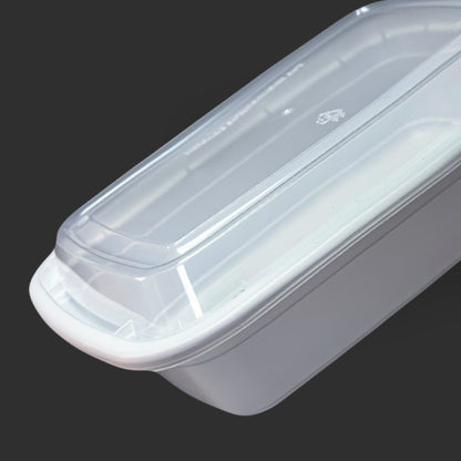 24oz Rectangle container & Lid | 150 Pcs