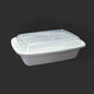 24oz Rectangle container & Lid | 150 Pcs