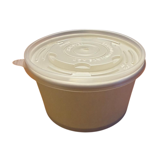 16oz | White | Soup Container