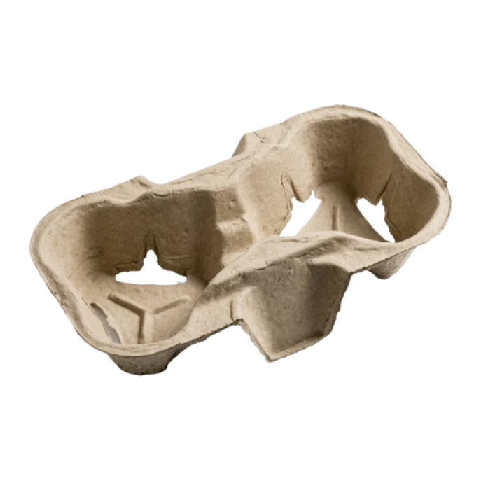 kraft cup carry tray 
