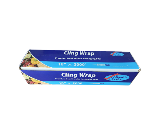Food Wrap Film / Cling Wrap - with cutter -18"x610m(2000ft) image 0