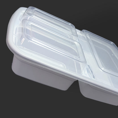 32oz Rectangle - 3 Compartment | 150 Pcs