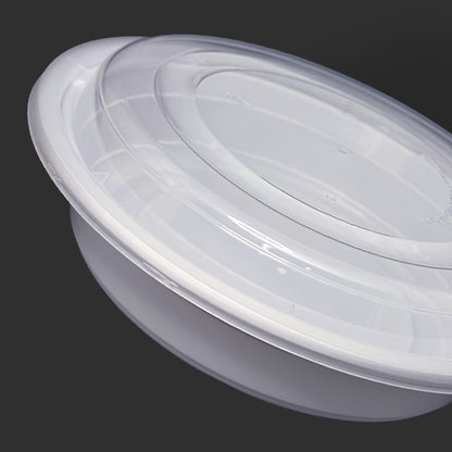 24oz Round container & LID | 150 Pcs