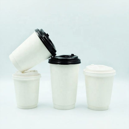 10oz - Hot Paper Cups - Single Wall - White - 1000pcs image 1