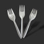 6 Pcs Plastic Combo Cutlery Set - 500pcs image 1