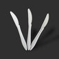 6 Pcs Plastic Combo Cutlery Set - 500pcs image 2