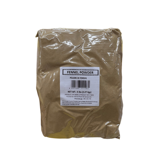 Fennel Powder (Saunf Powder) – 5 Lbs (2.27kg)
