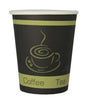 12 oz | Simple paroi | Gobelet en carton | Imprimé | 1 000 pièces
