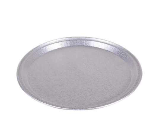 Plateau de service rond en aluminium de 30 cm | 50 pièces