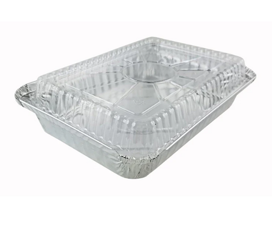 PET DOME LID for Half Size Foil / Pan Tray | 200 Pcs
