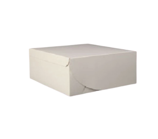 Boîtes à gâteaux | 30,5 x 30,5 x 15,2 cm | Blanc | 50 pièces
