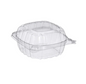 PET Hinged Container | 6" x 6" x 3" | 500 Pcs
