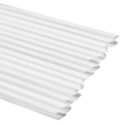 Plastic Bubble Tea Straw | 9" x 05" | Wrapped | Clear | 2500 Pcs