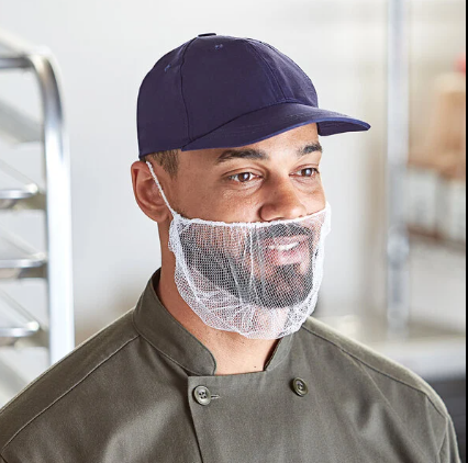 Beard Nets | White | 100 Pcs