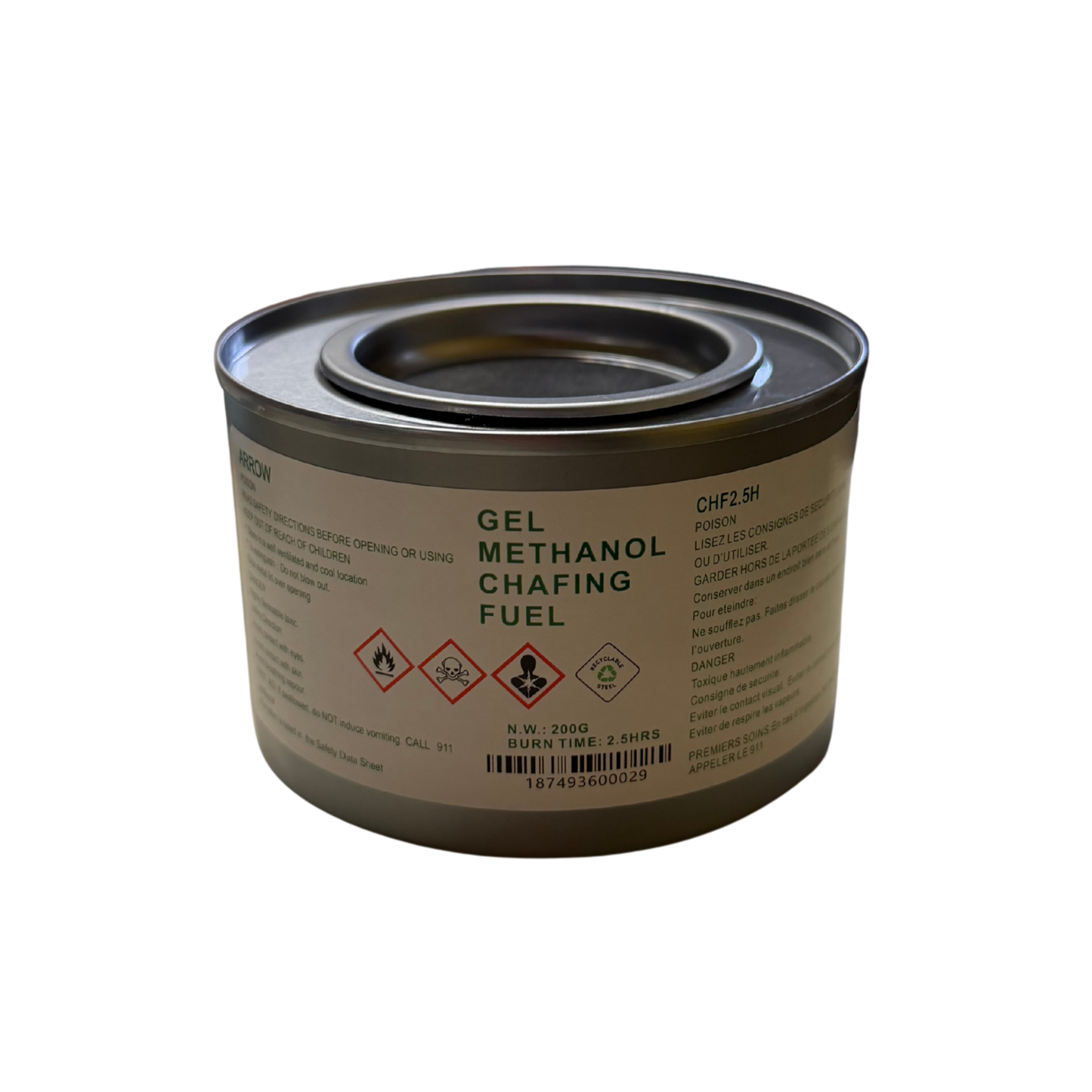 Arrow | Chafing Fuel gel | 2.5 hours