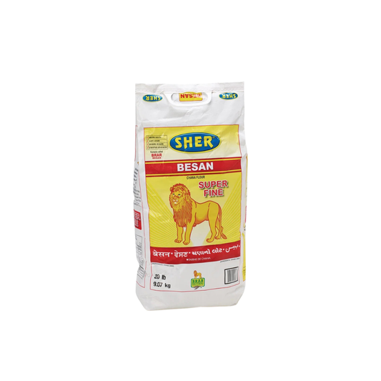 SHER - Besan (Chickpea Flour) 40 Lb (18.14kg)