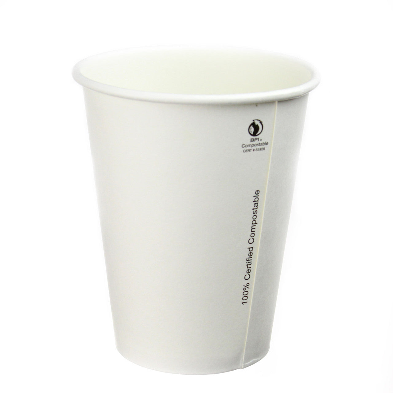 10oz - Hot Paper Cups - Single Wall - White - 1000pcs image 0