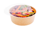 PET LID for kraft salad Bowl | 16,26 and 32oz | 300 Pcs