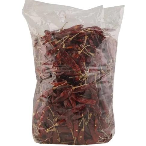 [FJ1034] Red Chilli Whole (Stemless) – 5 Lbs (2.26kg)