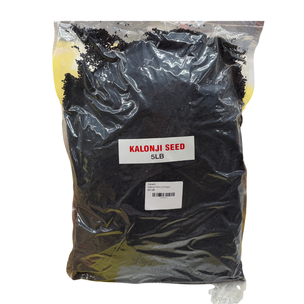 [FJ1038] Kalonji (Black Cumin/Nigella Seeds) 5 lbs (2.27kgs)
