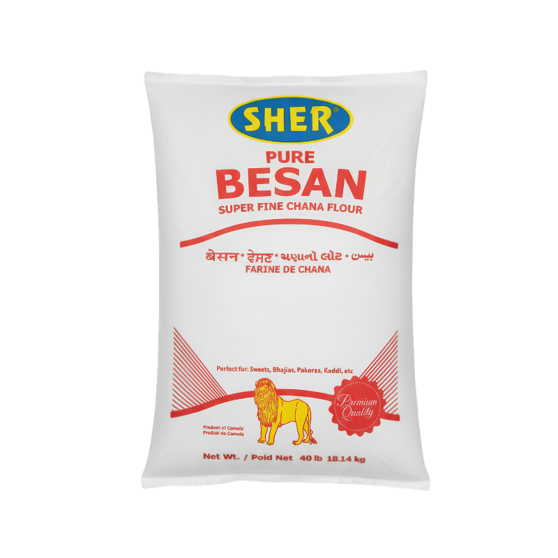 [FJ3502] SHER - Besan (Chickpea Flour) 40 Lb (18.14kg)