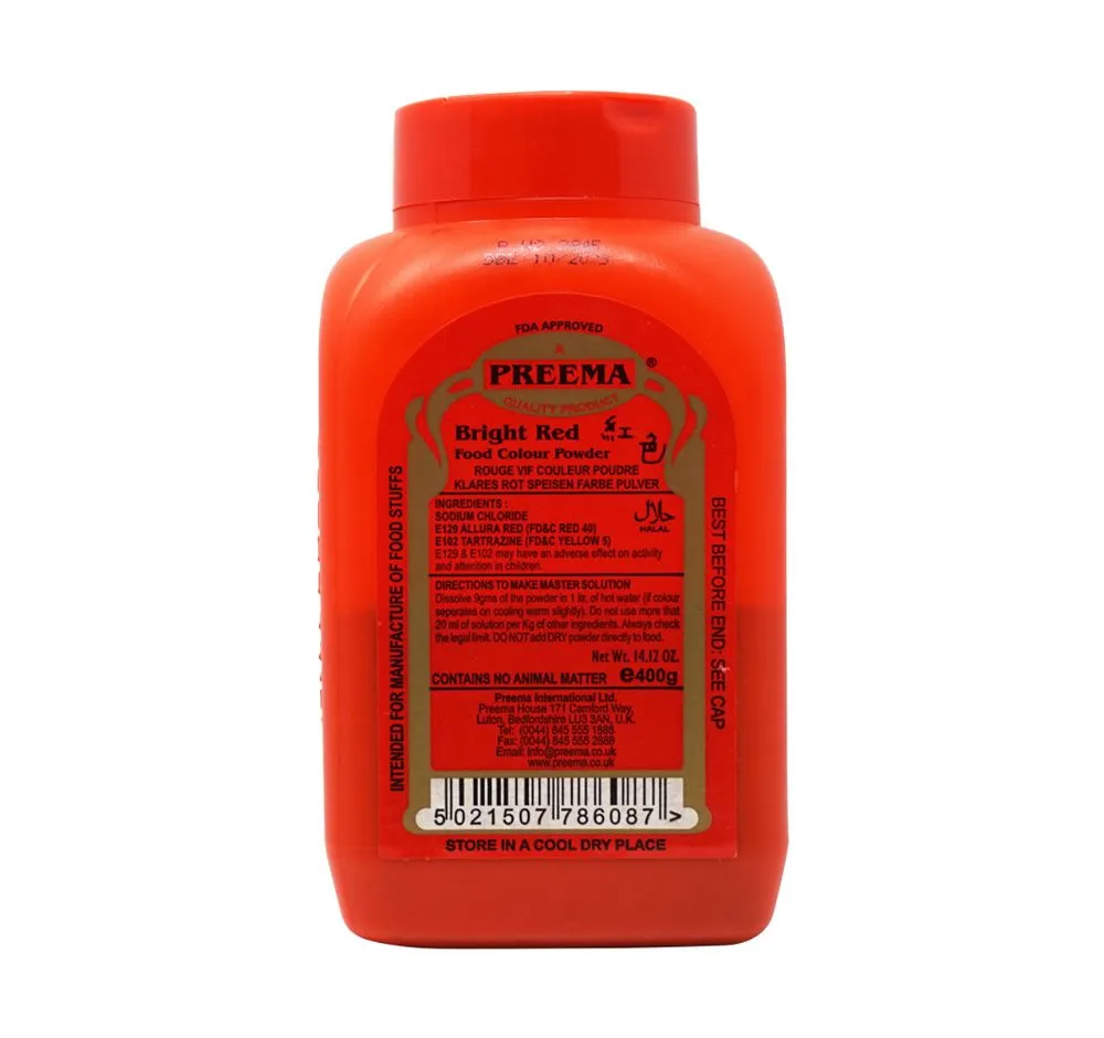 Preema Food Colour Red - 400g