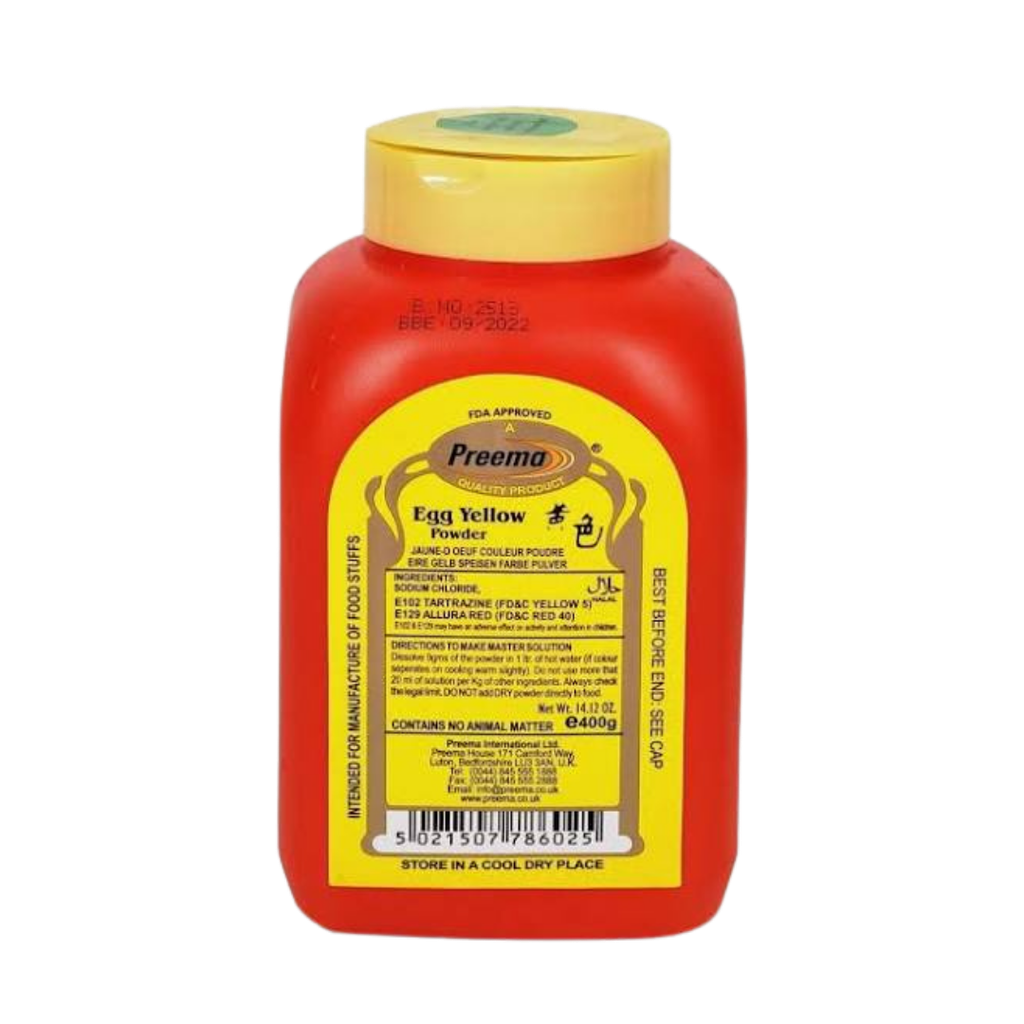 [FJ2001] Preema Food Colour Egg Yellow - 400g