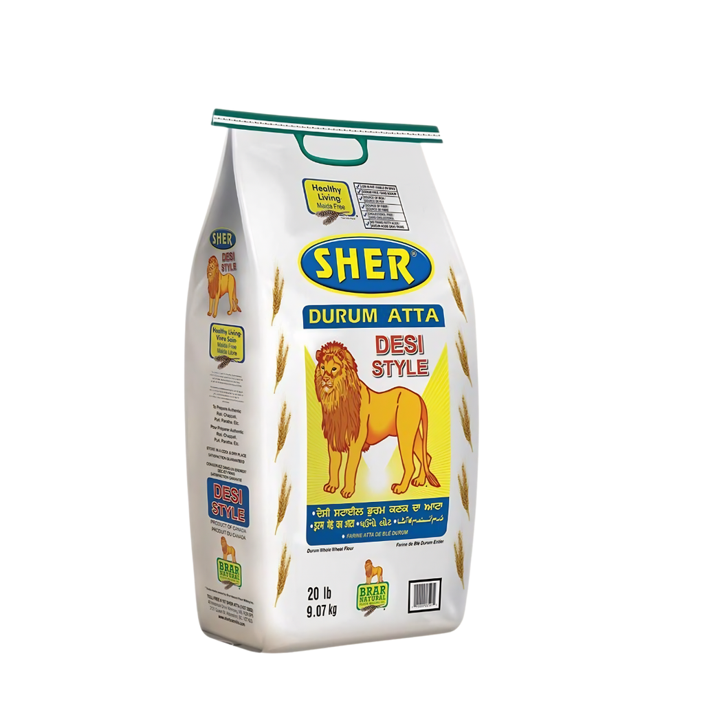 [FJ3503] Sher ATTA Desi Style - 20 Lbs