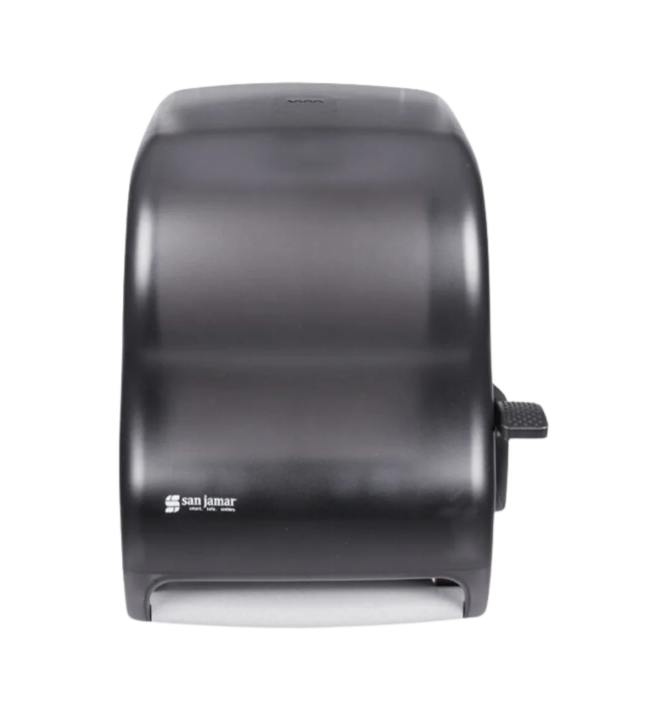 [FJDS04] Manual Hand Towel Dispenser With Lever | Black | 1 Pcs