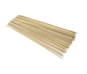8" Bamboo Skewers | 100pcs x 100 / Case