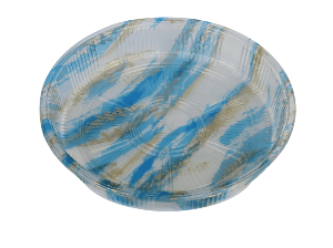 [FJSTBX63] Sushi Tray | Round | 13" x 3" | 120 Pcs