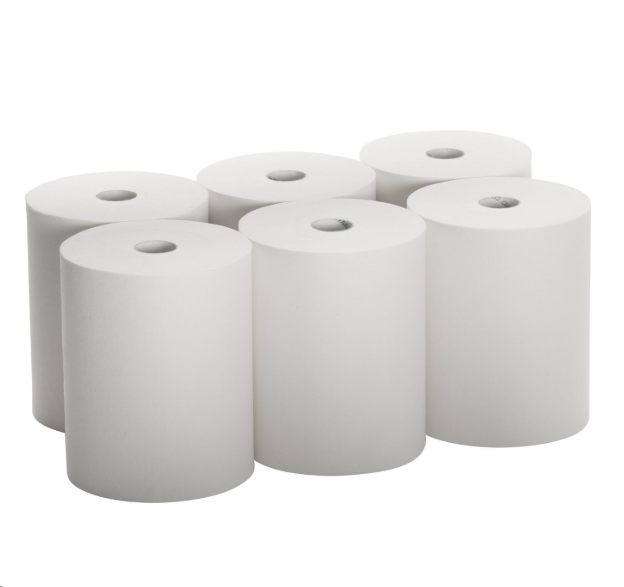 [FJPT03] White Hand Paper Towel | 7.85" x 450' | 12 Rolls