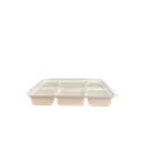 6 Compartment Tray | Plastic | Without LID | 320 Pcs