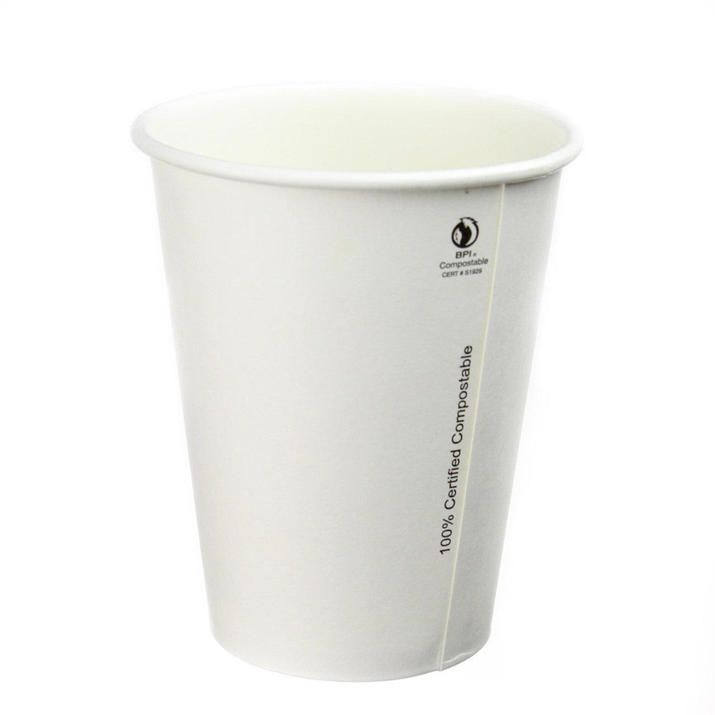 [FJHBSW12BPR] 12oz | Single wall | Paper Cup | White | 1000 Pcs