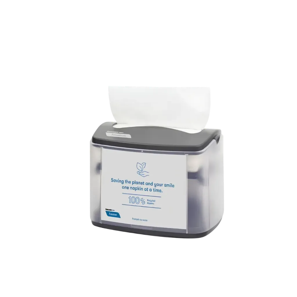 [FJDS05] Plastic Dispenser for Interfold Napkins | Clear | 1 Pcs