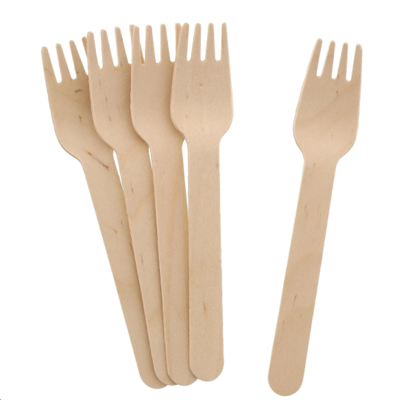 [FJFK02WD] Wooden Fork | Wrapped | 1000 Pcs