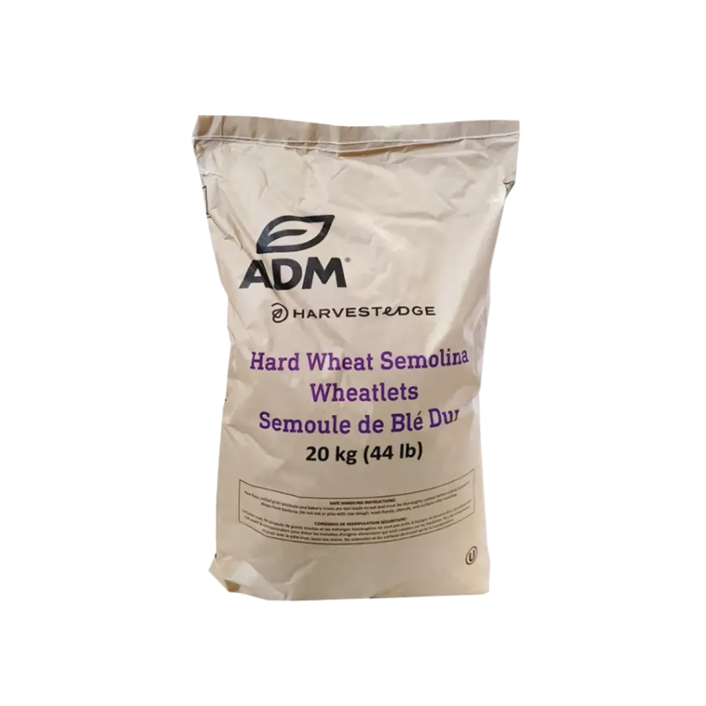 [FJ3506] ADM - Hard Wheat Semolina (Wheatlets/Sooji) - 44Lb (20kg)