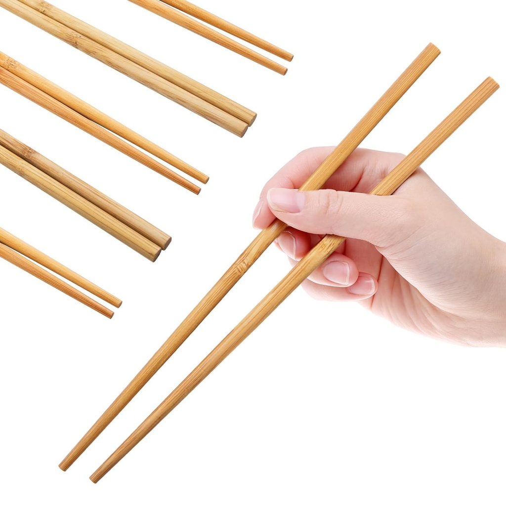8" Birchwood Chopsticks | Individually Wrapped | 4800 Pcs