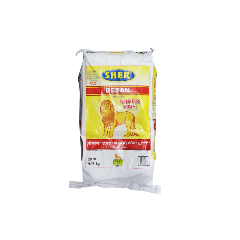 SHER - Besan (Chickpea Flour) 20 Lb (9.04kg)