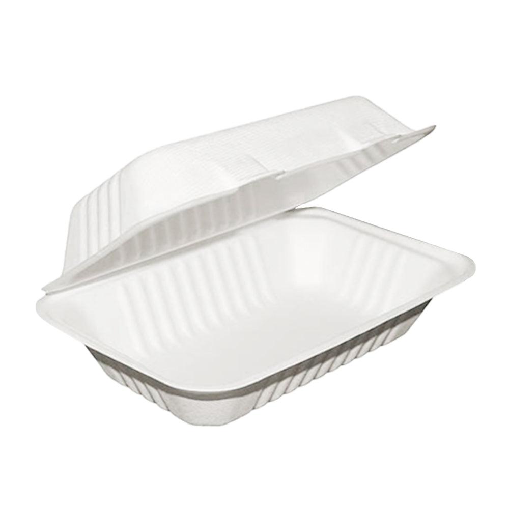 [FJCS96C1ASC] Sugarcane/Bagasse | 9"x6"x3" | 1 Compartment | 200 Pcs