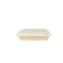 28oz Rectangle container & Lid | 150 Pcs