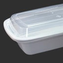 38oz Rectangle container & Lid | 150 Pcs